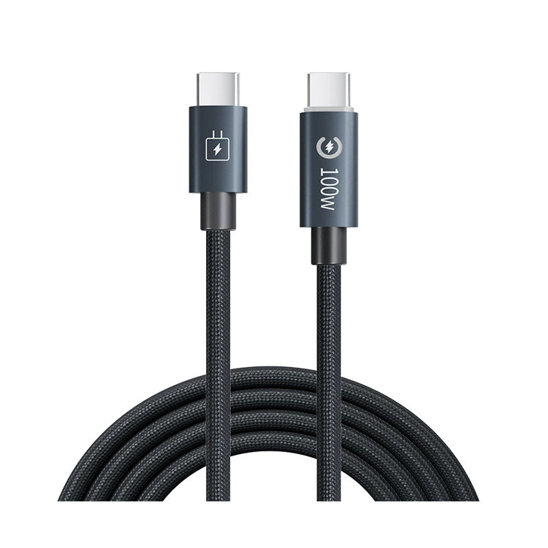 Huimitech Smart-Auto-Power-Off 100W Woven USB-C Charge Cable 1.5m