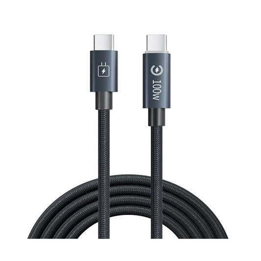 Huimitech Smart-Auto-Power-Off 100W Woven USB-C Charge Cable 1.5m