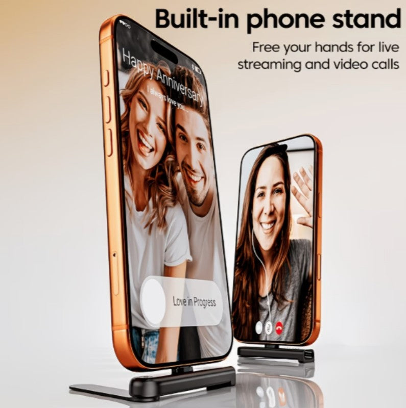 USB C to USB C Adapter with Foldable Phone Stand