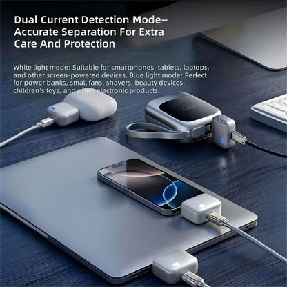 Smart-Auto-Stop-Charging 140W Pop-out USB-C Adapter
