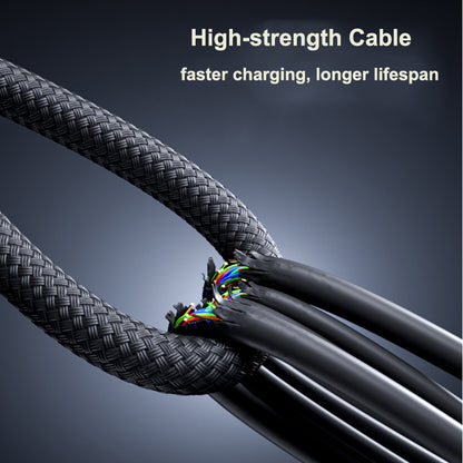 Smart-Auto-Power-Off 100W Woven USB-C Charge Data Cable 1.5m