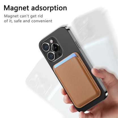 Magnetic PU Leather Card Wallet Adjustable Phone Stand