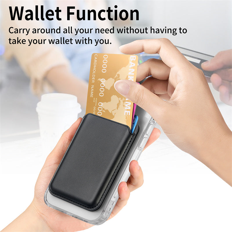 Huimitech Magsafe Card Wallet A-shaped Phone Stand 05