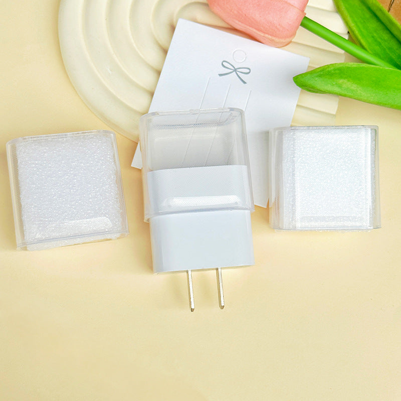 Clear Soft TPU Cover for Apple iPad iPhone 20W / 18W USB‑C Power Adapter