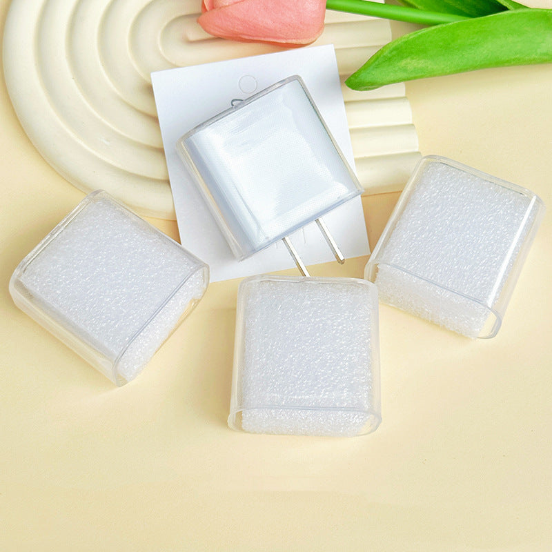 Clear Soft TPU Cover for Apple iPad iPhone 20W / 18W USB‑C Power Adapter