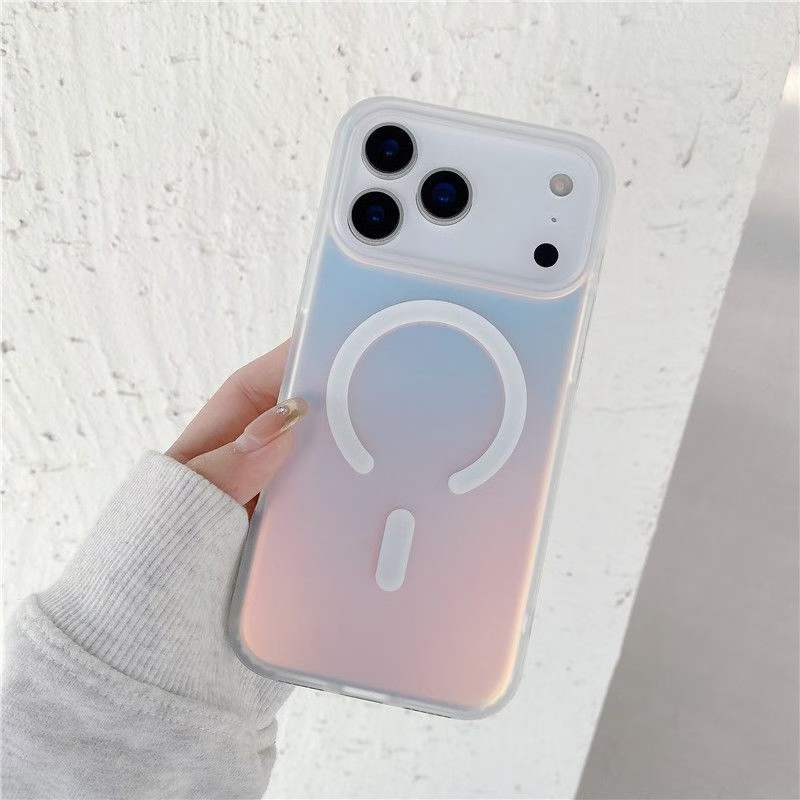 Gradient Color Shining Sunset MagSafe Matte IMD Hard Case for iPhone 17 Pro Max